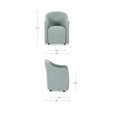 Darcy Rolling Dining Chair FURNITURE - dining chair Moe's Furniture