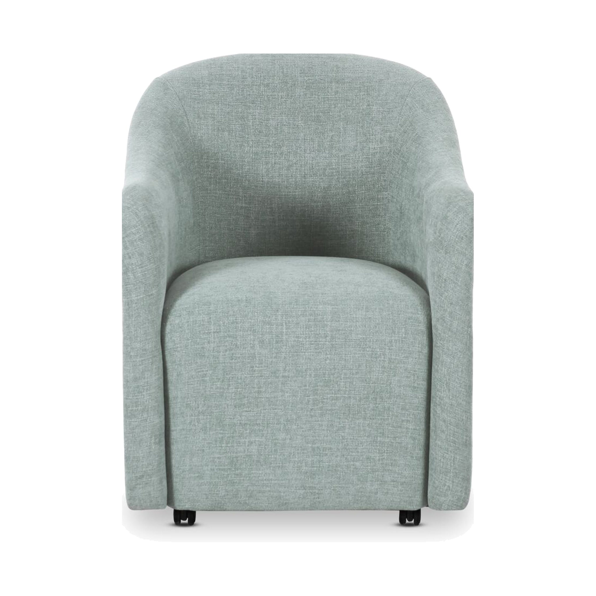 Darcy Rolling Dining Chair FURNITURE - dining chair Moe's Furniture Blue