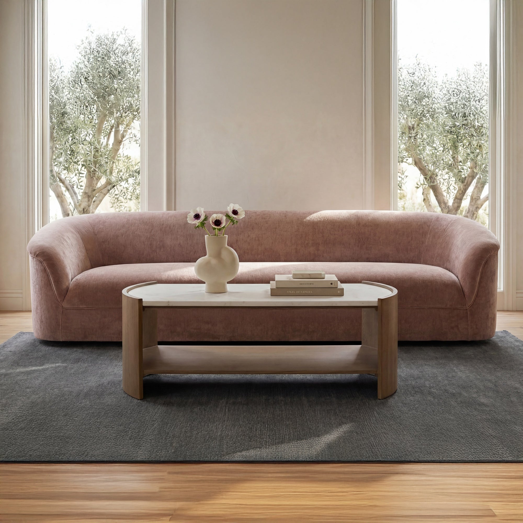 Thea 109" Sofa FURNITURE - sofa Moe's Furniture