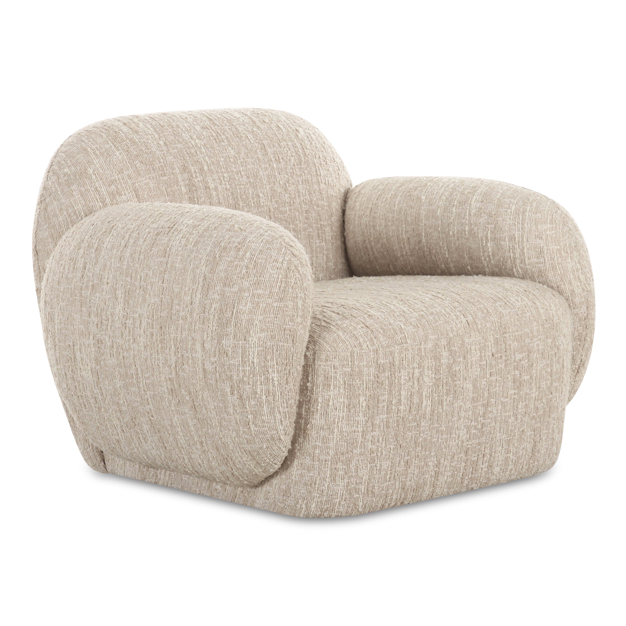 Hazel Lounge Chair FURNITURE - lounge chair Moe's Furniture Beige