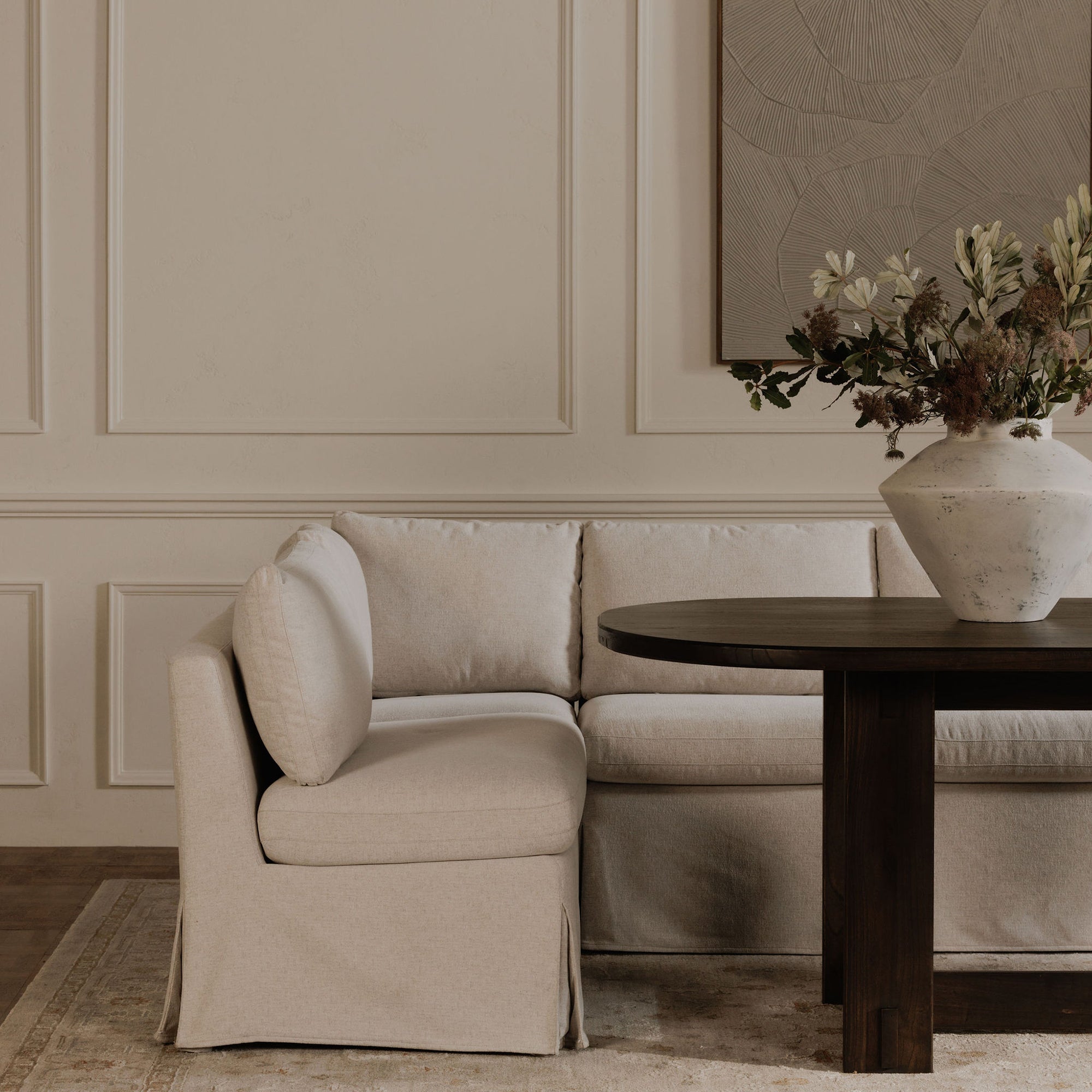 Fable Slipcover Dining Slipper Chair – view 2