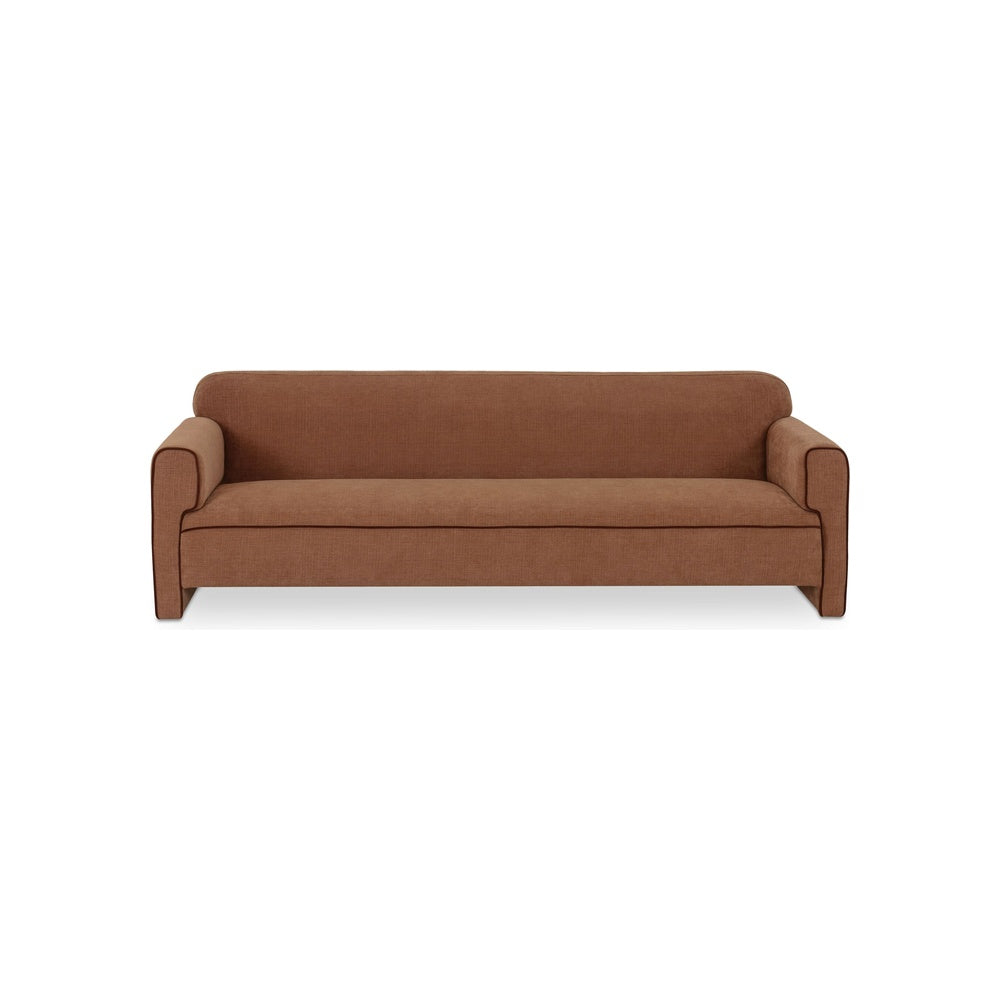 Leon 90" Sofa FURNITURE - sofas Moe's Furniture Brown