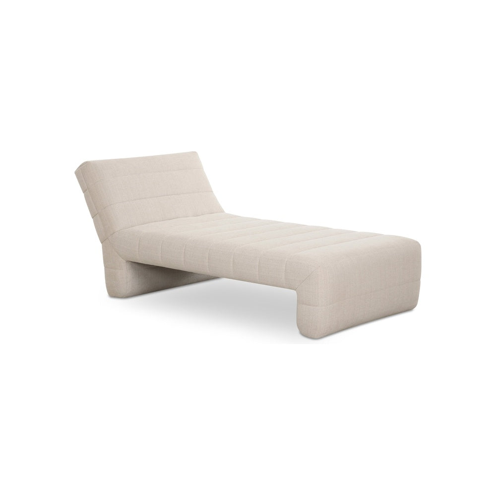 Vishan Chaise Furniture - Chaises Moe's Furniture Beige