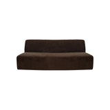 Niomi Convex 81" Sofa FURNITURE - sofas Moe's Furniture Dark Brown