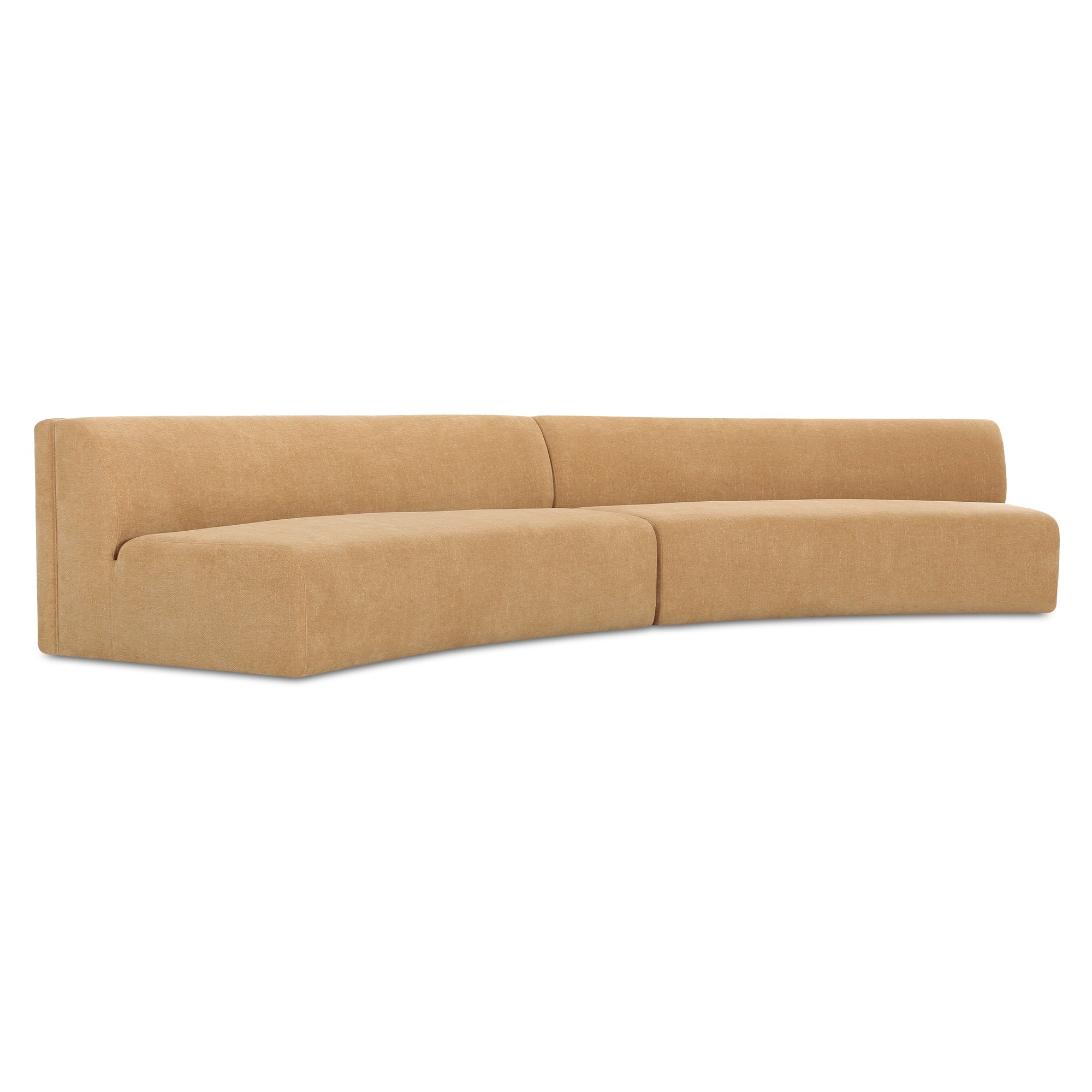 Niomi 2 Piece Concave Modular Sectional FURNITURE - sectionals Moe's Furniture