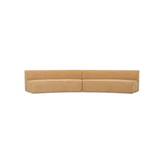 Niomi 2 Piece Concave Modular Sectional FURNITURE - sectionals Moe's Furniture Golden Yellow