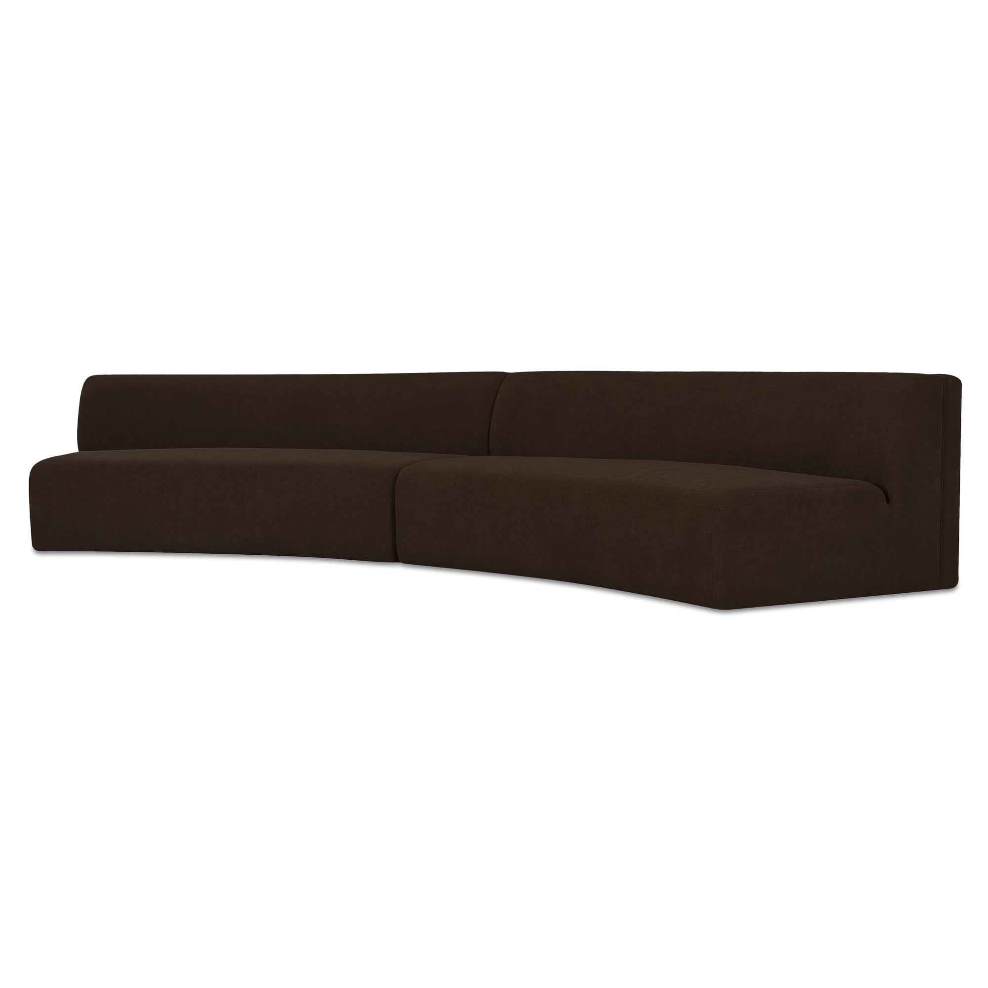 Niomi 2 Piece Concave Modular Sectional FURNITURE - sectionals Moe's Furniture