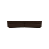 Niomi 2 Piece Concave Modular Sectional FURNITURE - sectionals Moe's Furniture Dark Brown