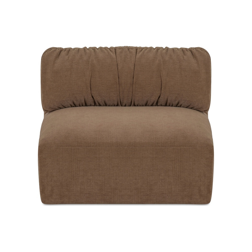 Mateena Slipper Chair FURNITURE - chairs Moe's Furniture Taupe