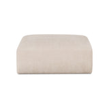 Mateena Ottoman FURNITURE - ottomans Moe's Furniture Oatmeal