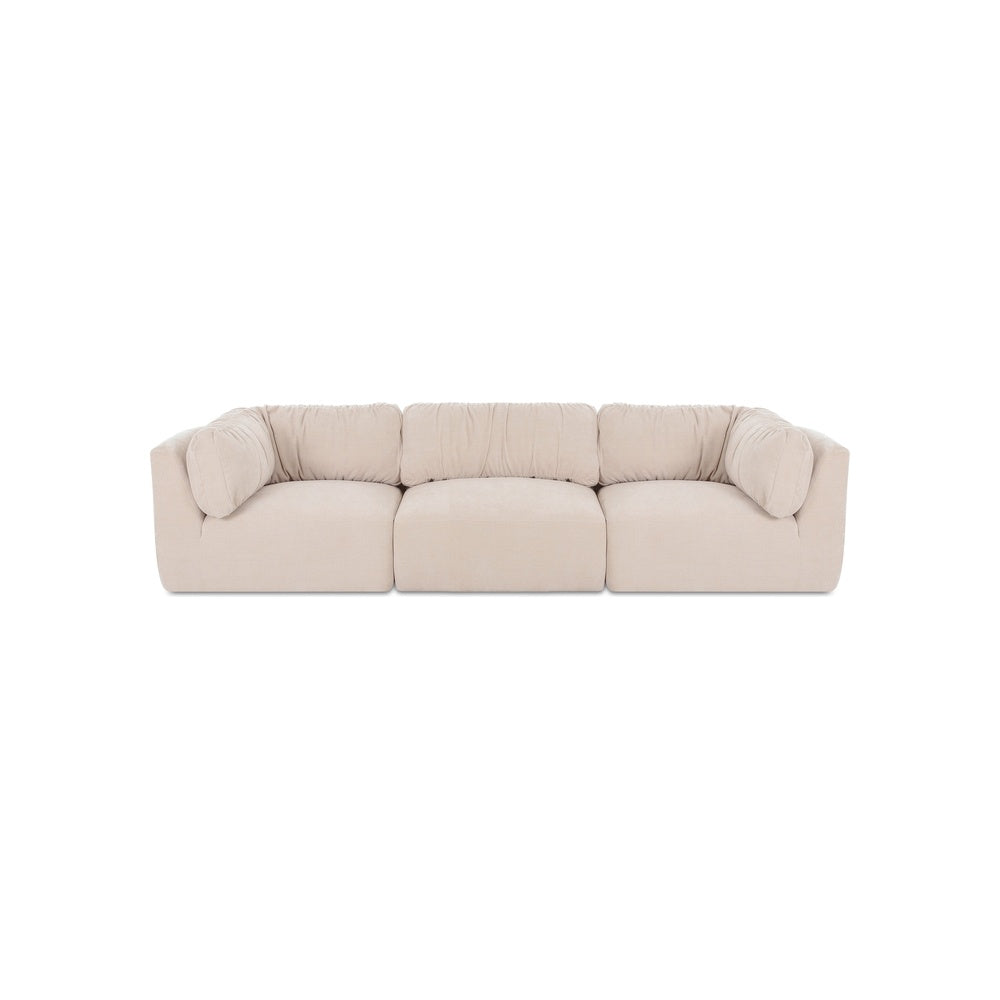 Mateena Modular 118" Sofa FURNITURE - sofas Moe's Furniture Oatmeal