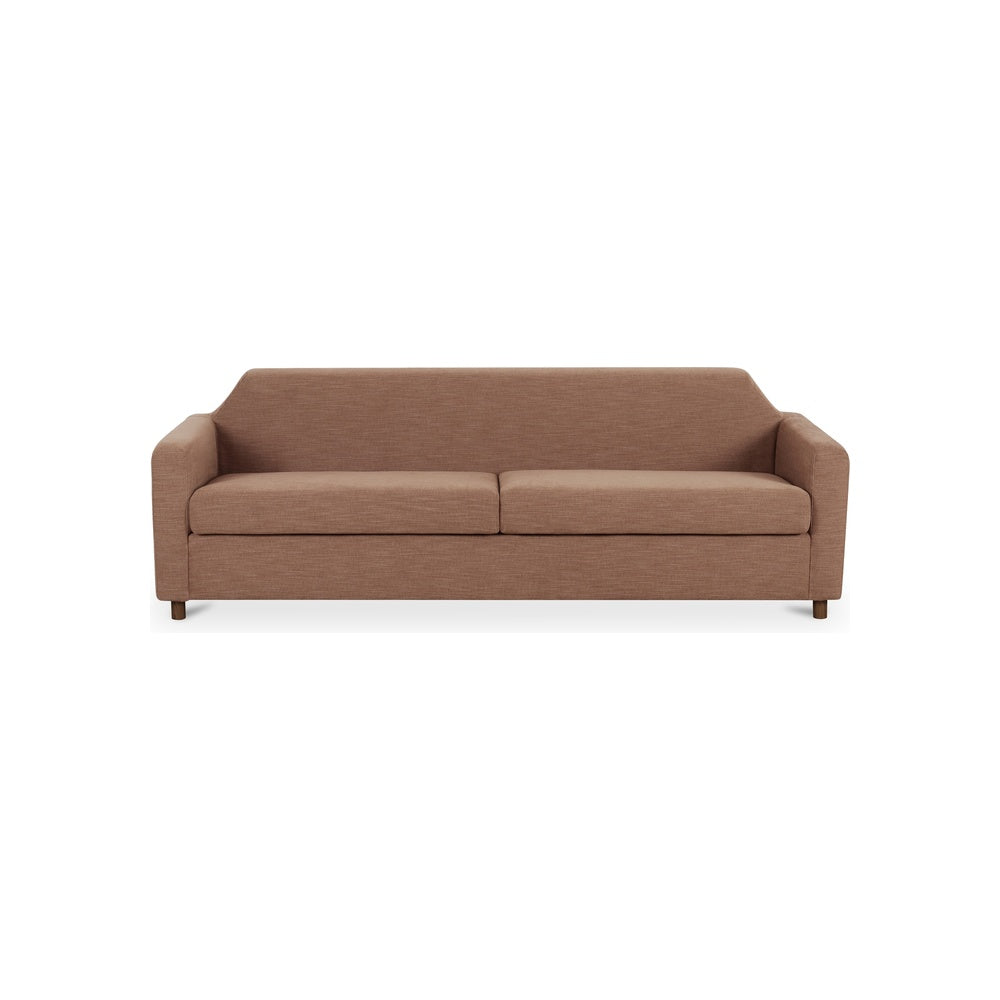 Fynche 92" Sofa FURNITURE - sofas Moe's Furniture Washed Pink