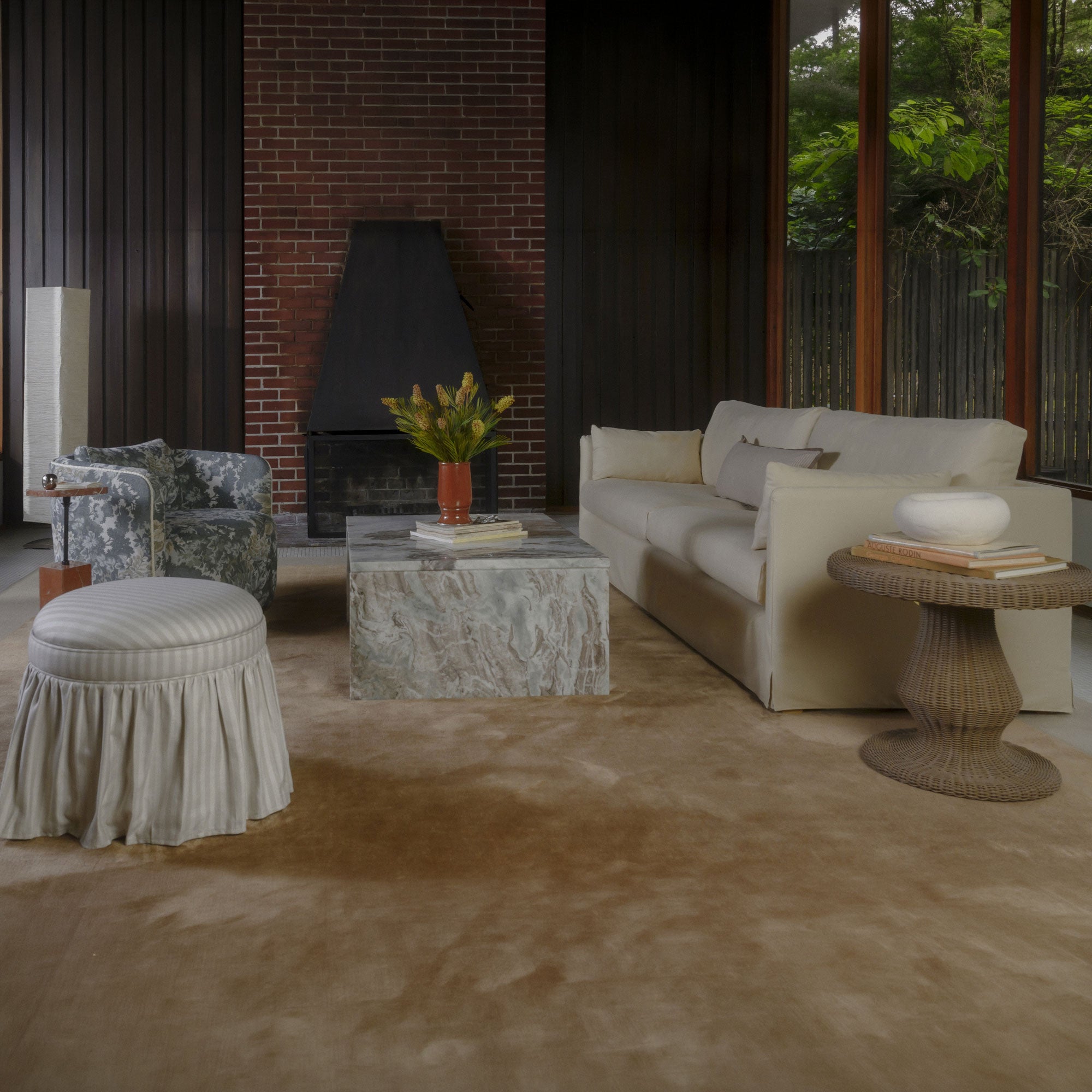 Halle Storage Ottoman FURNITURE - ottoman Moe's Furniture