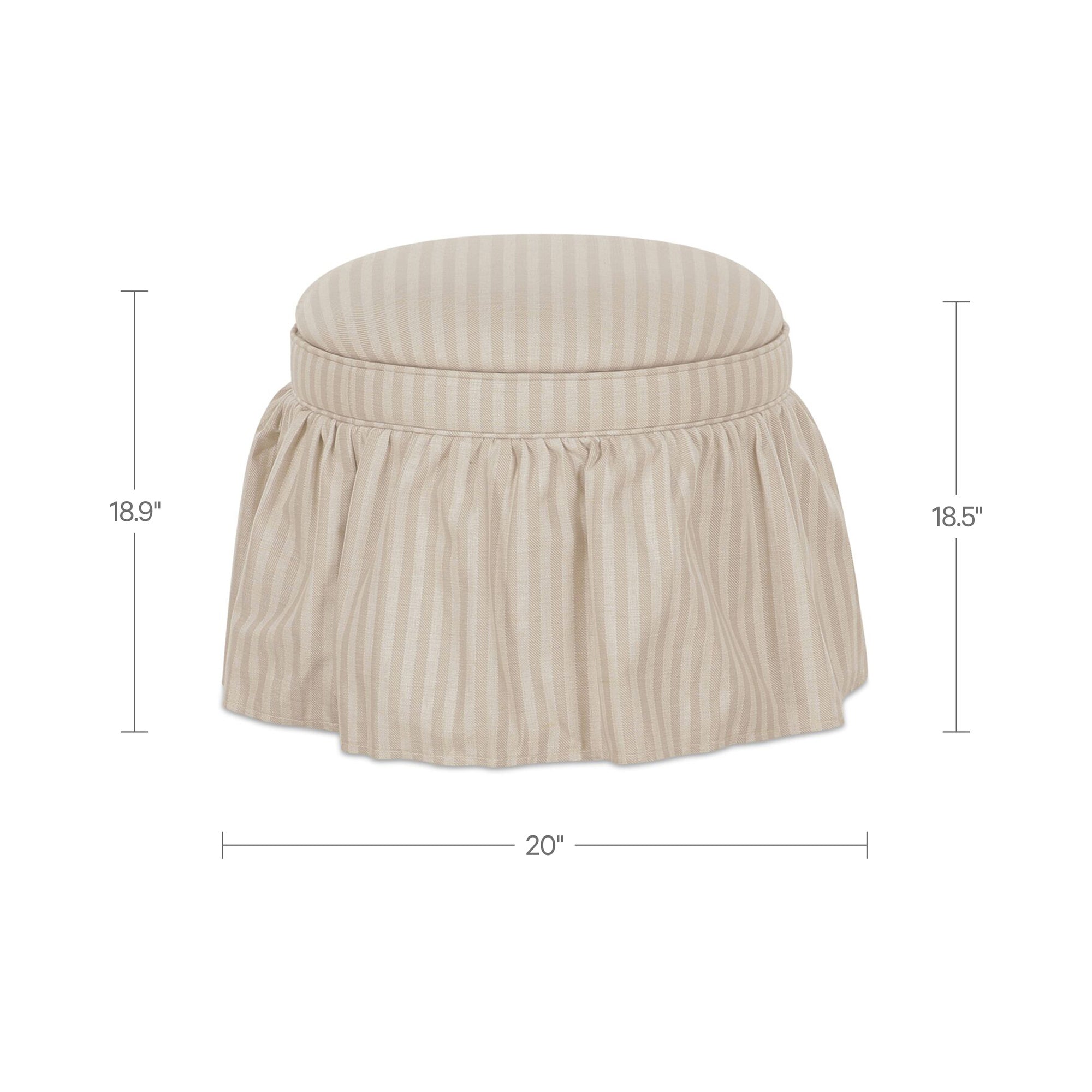 Halle Storage Ottoman FURNITURE - ottoman Moe's Furniture