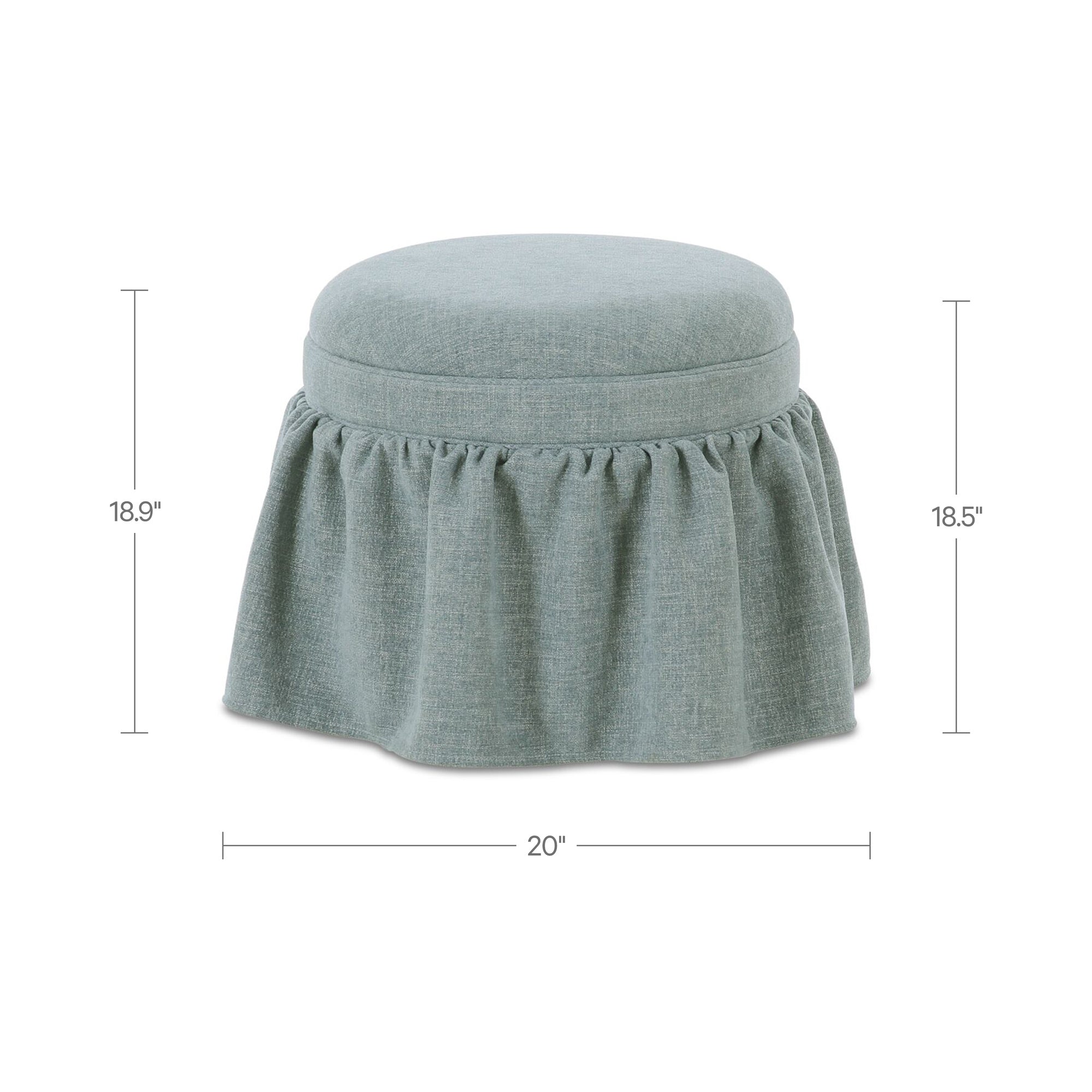 Halle Storage Ottoman FURNITURE - ottoman Moe's Furniture