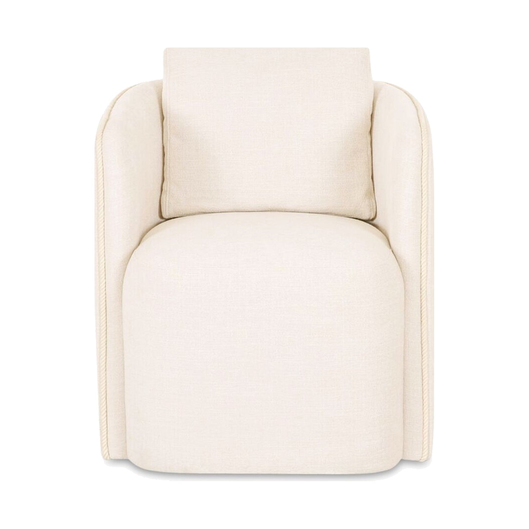 Cecelia Dining Chair FURNITURE - dining chair Moe's Furniture Cream