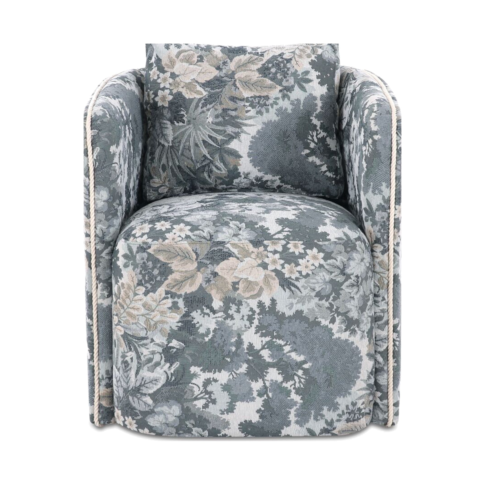 Cecelia Dining Chair FURNITURE - dining chair Moe's Furniture Blue Tapestry