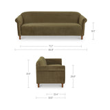 Rye 85" Sofa FURNITURE - sofa Moe's Furniture