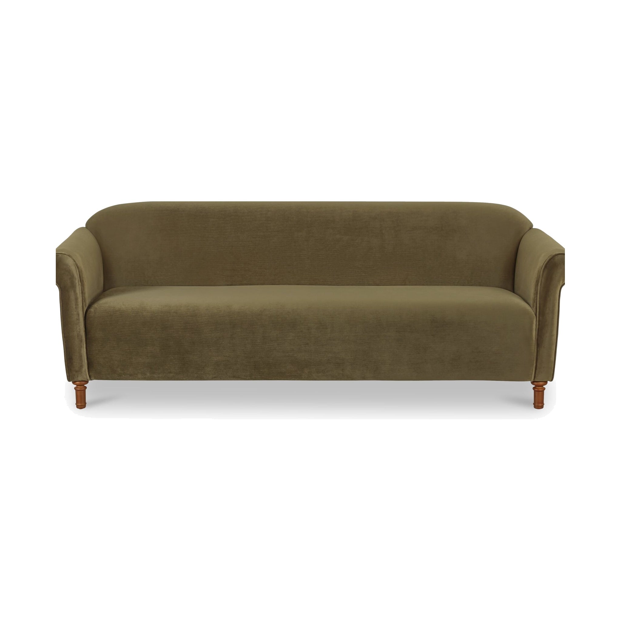 Rye 85" Sofa FURNITURE - sofa Moe's Furniture Dark Green Faux Mohair