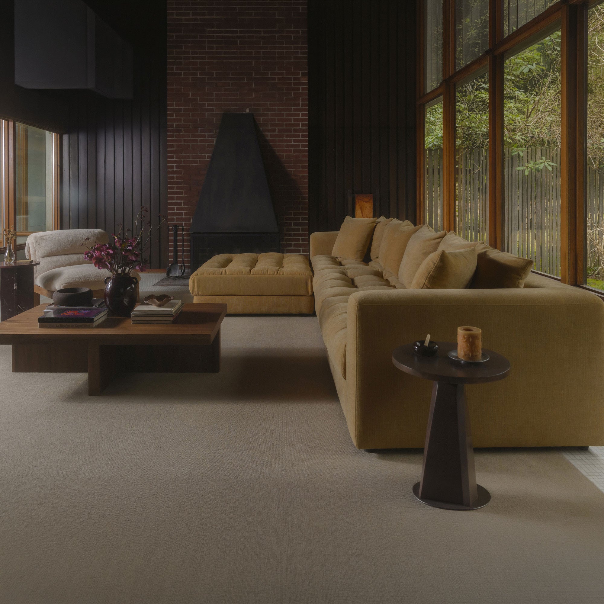 Damien Ottoman FURNITURE - ottoman Moe's Furniture