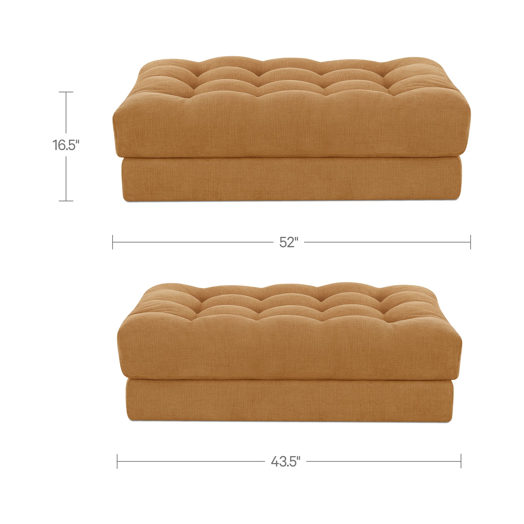 Damien Ottoman FURNITURE - ottoman Moe's Furniture