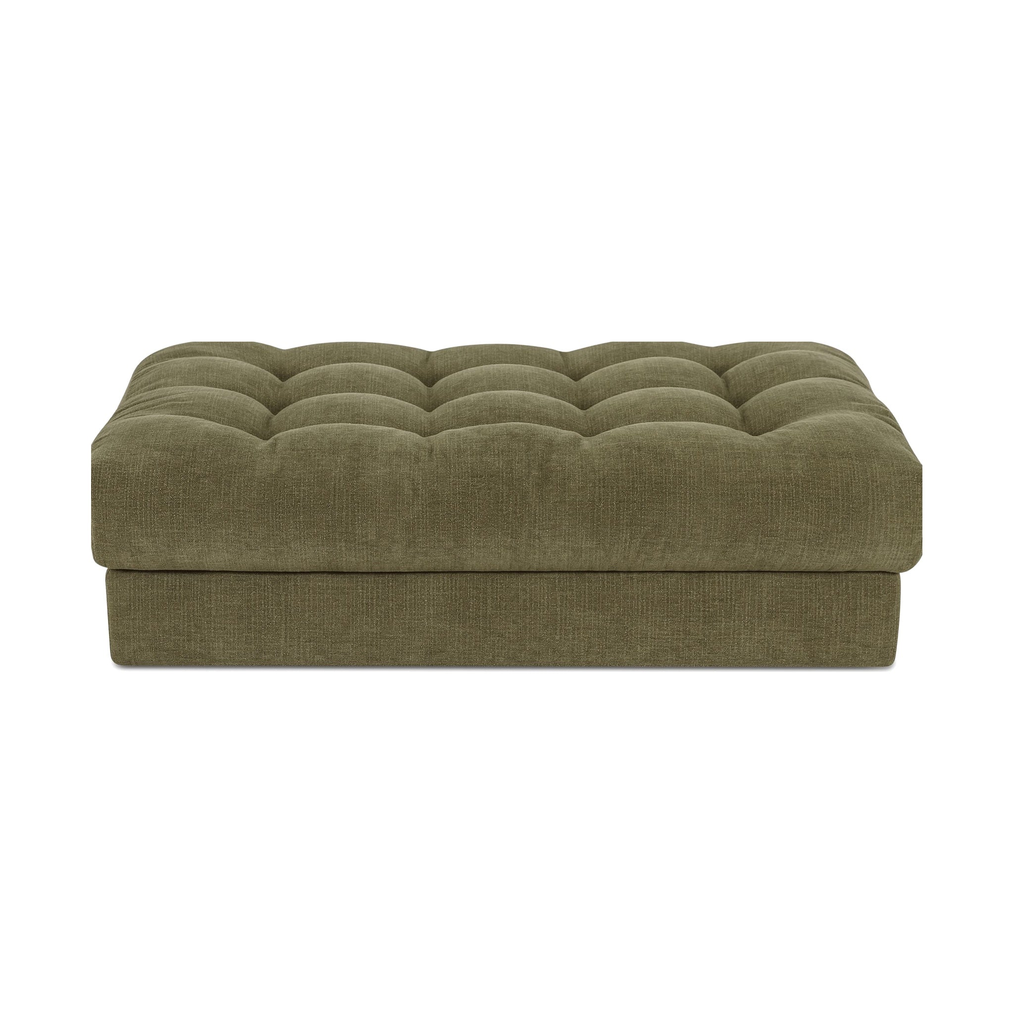 Damien Ottoman FURNITURE - ottoman Moe's Furniture Olive