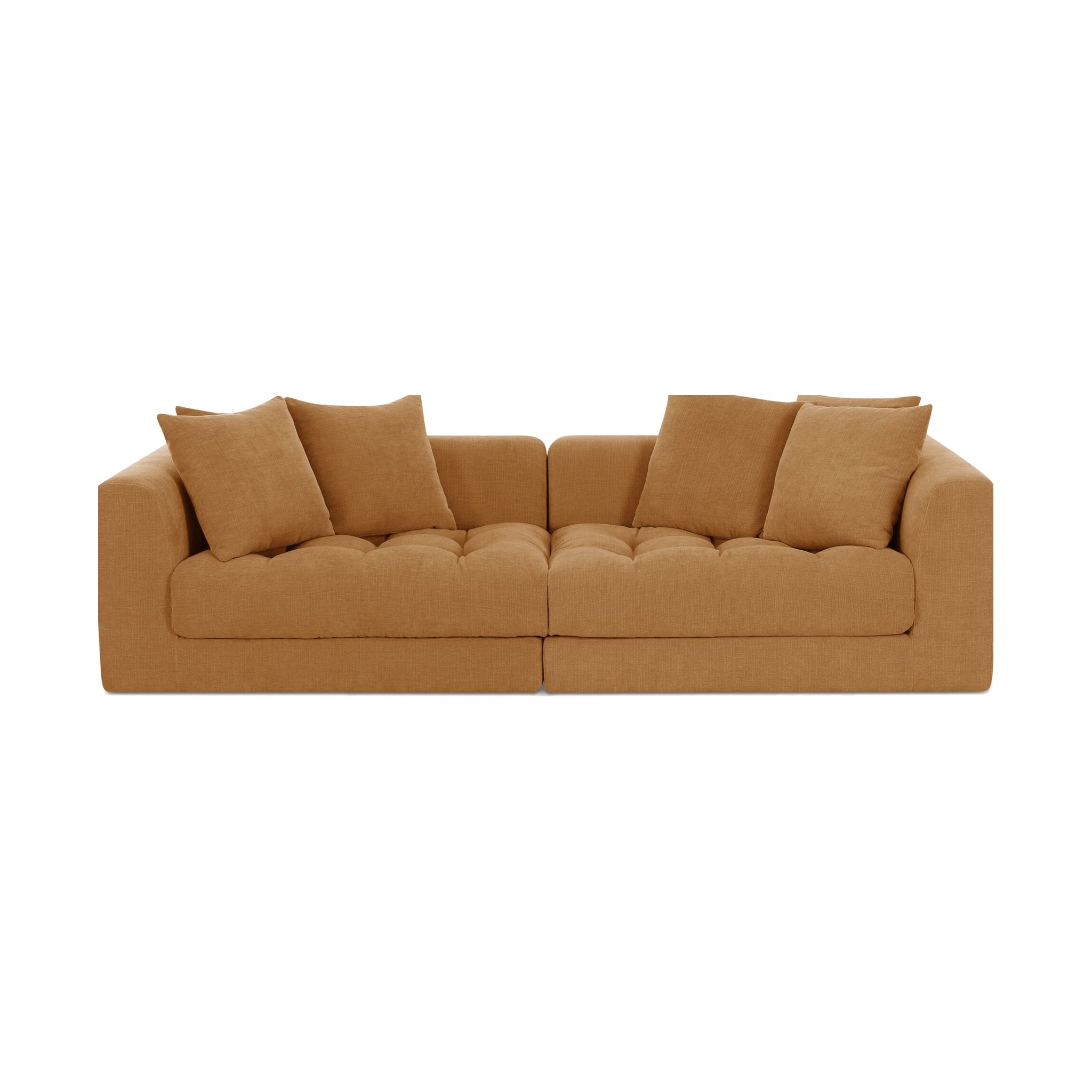 Damien 104" Modular Sofa FURNITURE - modular sofa Moe's Furniture Gold