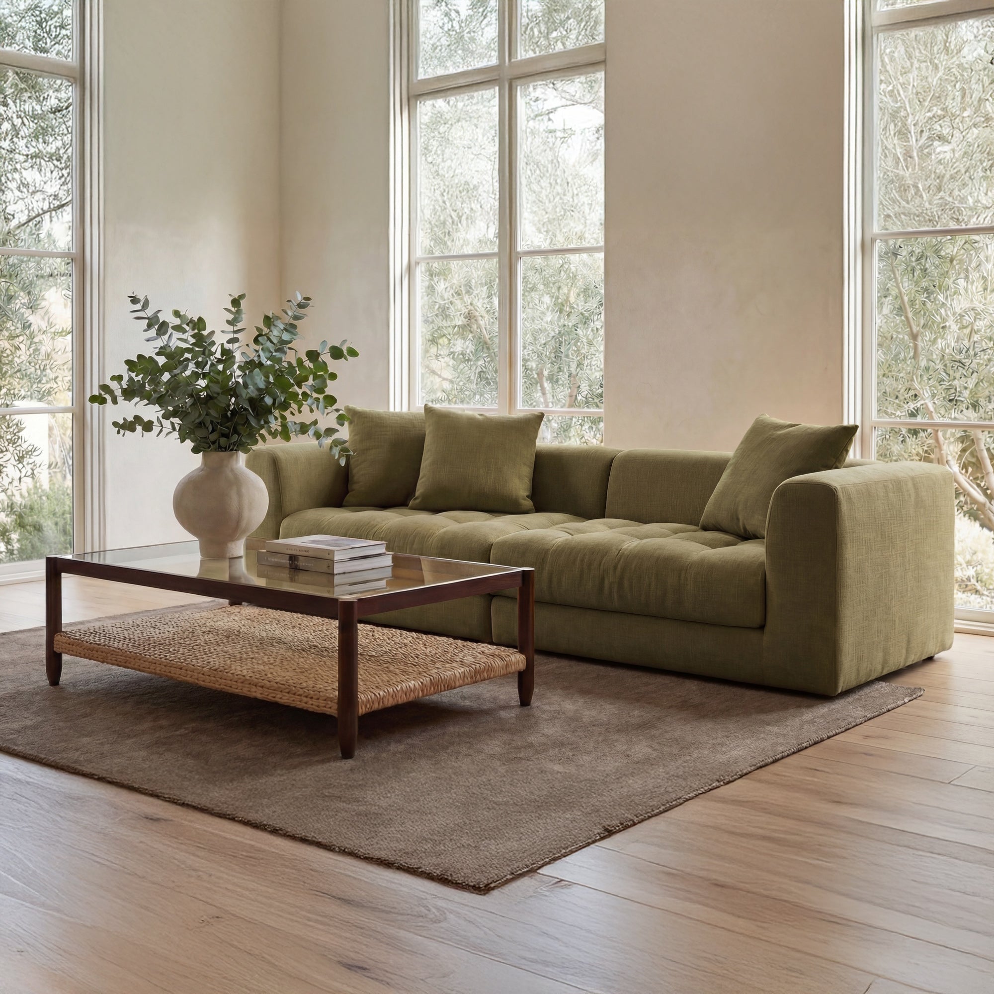 Damien 104" Modular Sofa FURNITURE - modular sofa Moe's Furniture