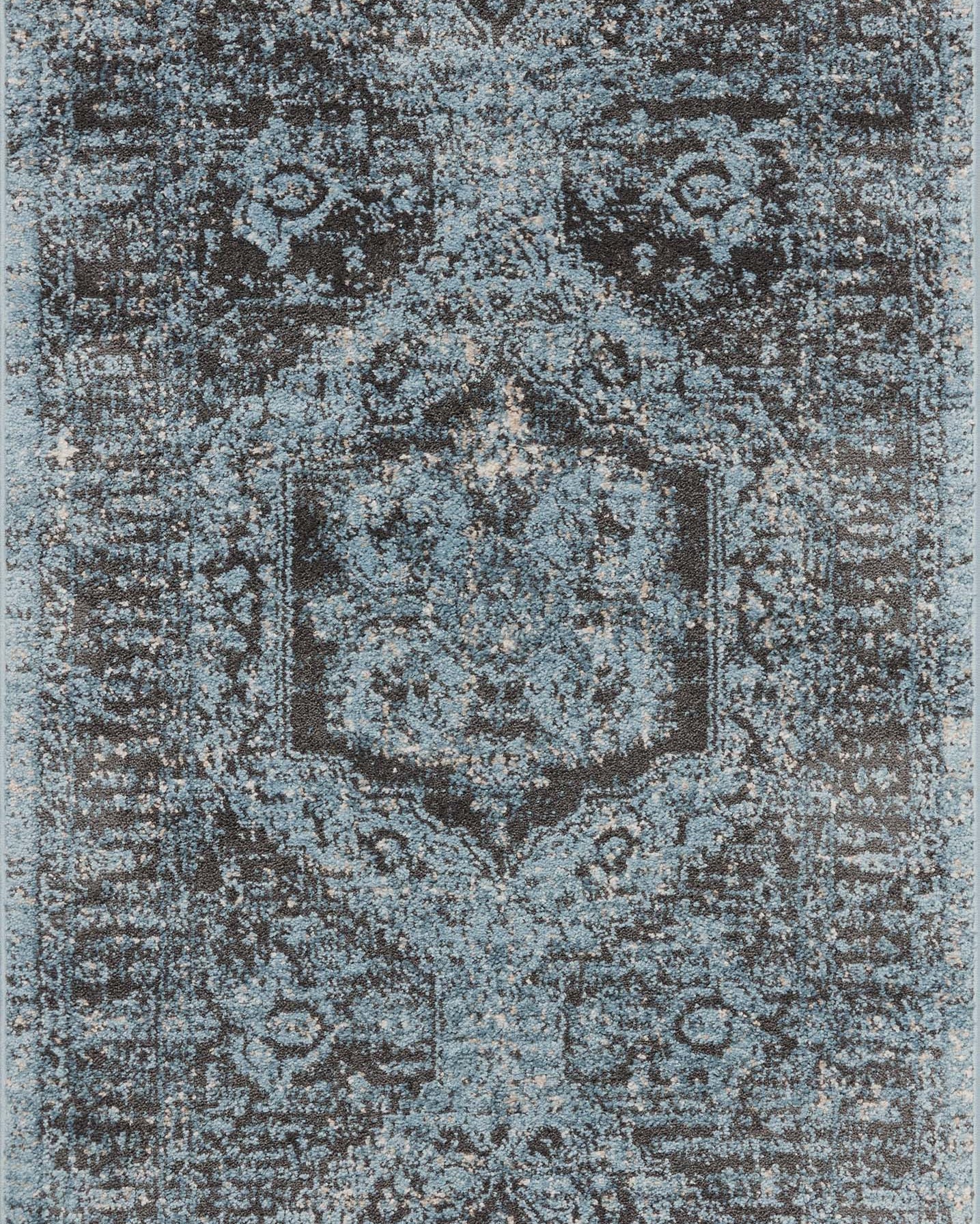 Loloi Odette Sky / Charcoal Rug 0-RUGS-patterned Loloi