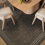 Olivier Border Hand Loomed Rug RUGS - wool Momeni