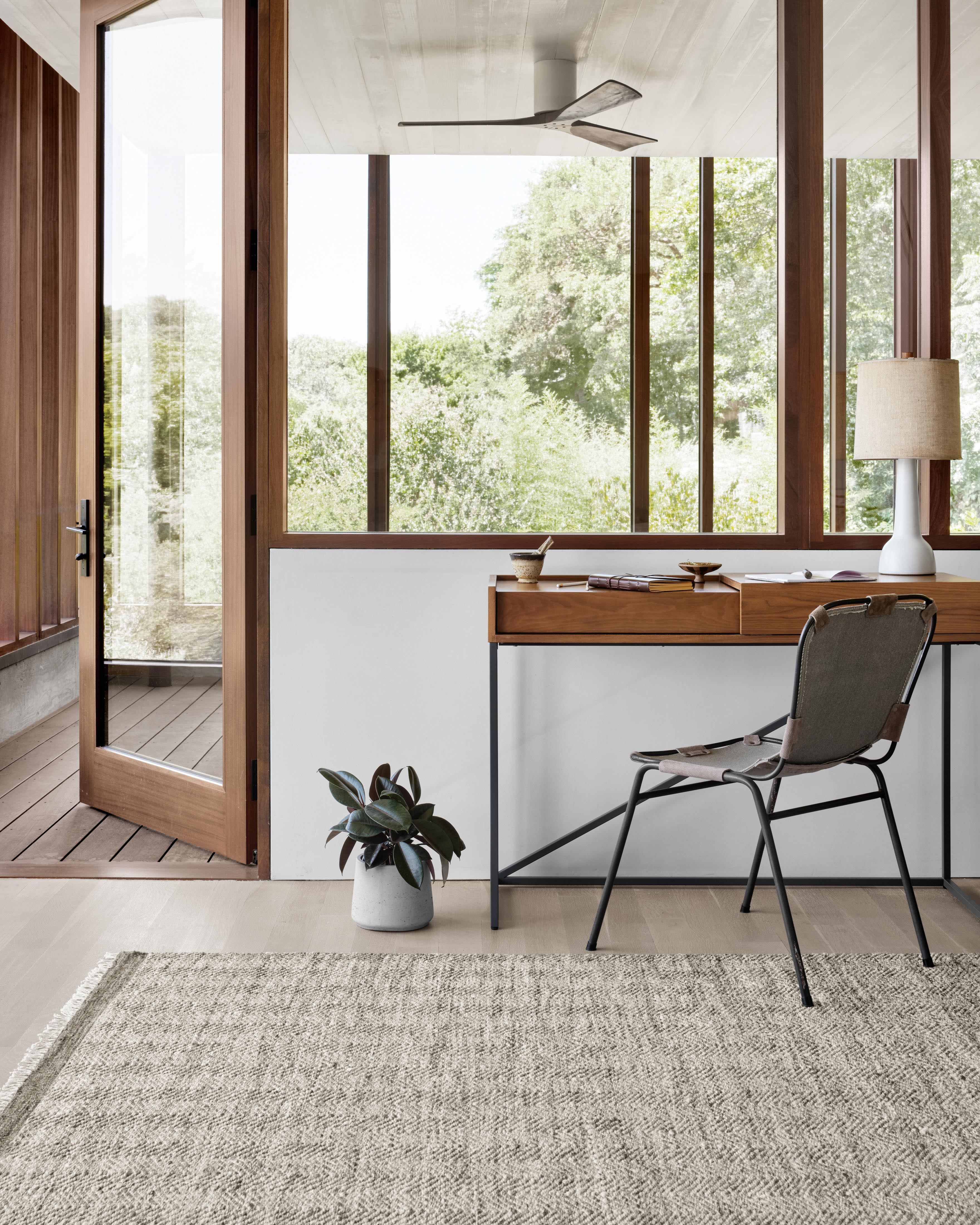 Loloi Omen Grey Rug RUGS - jute Loloi
