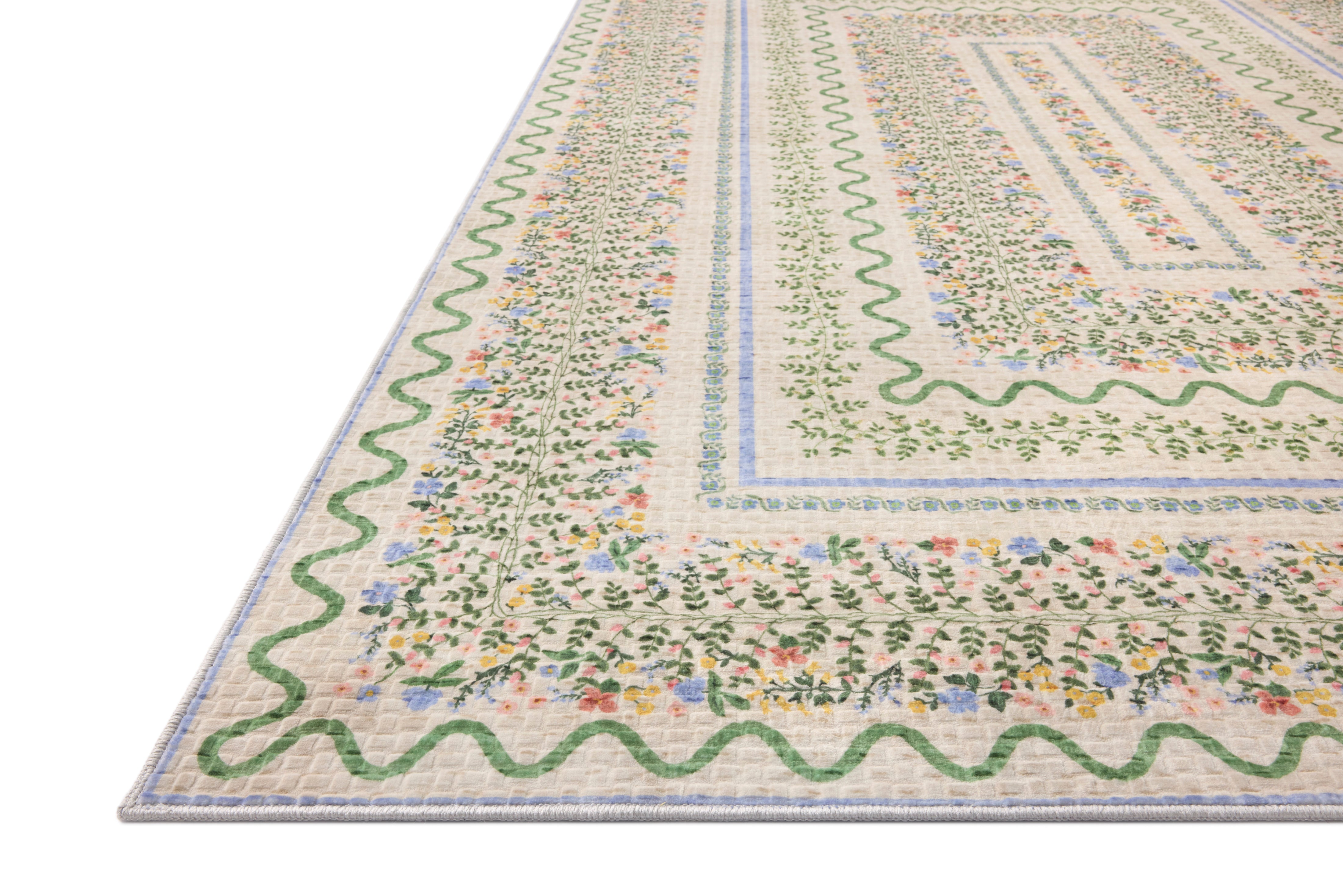 Rifle Paper Co. x Loloi Orchard Ivory / Multi Machine Washable Rug RUGS - synthetic Loloi