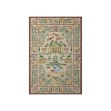 Rifle Paper Co. x Loloi Orchard Antique Ivory / Multi Machine Washable Rug RUGS - synthetic Loloi 18" x 18"