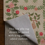 Rifle Paper Co. x Loloi Orchard Beige / Multi Machine Washable Rug RUGS - synthetic Loloi 18" x 18"