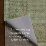 Rifle Paper Co. x Loloi Orchard Green / Multi Machine Washable Rug RUGS - synthetic Loloi 18" x 18"