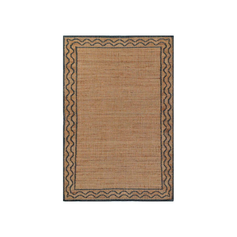 Orchard Ripple Hand Woven Jute Rug RUGS - jute Momeni Slate 2' x 3'
