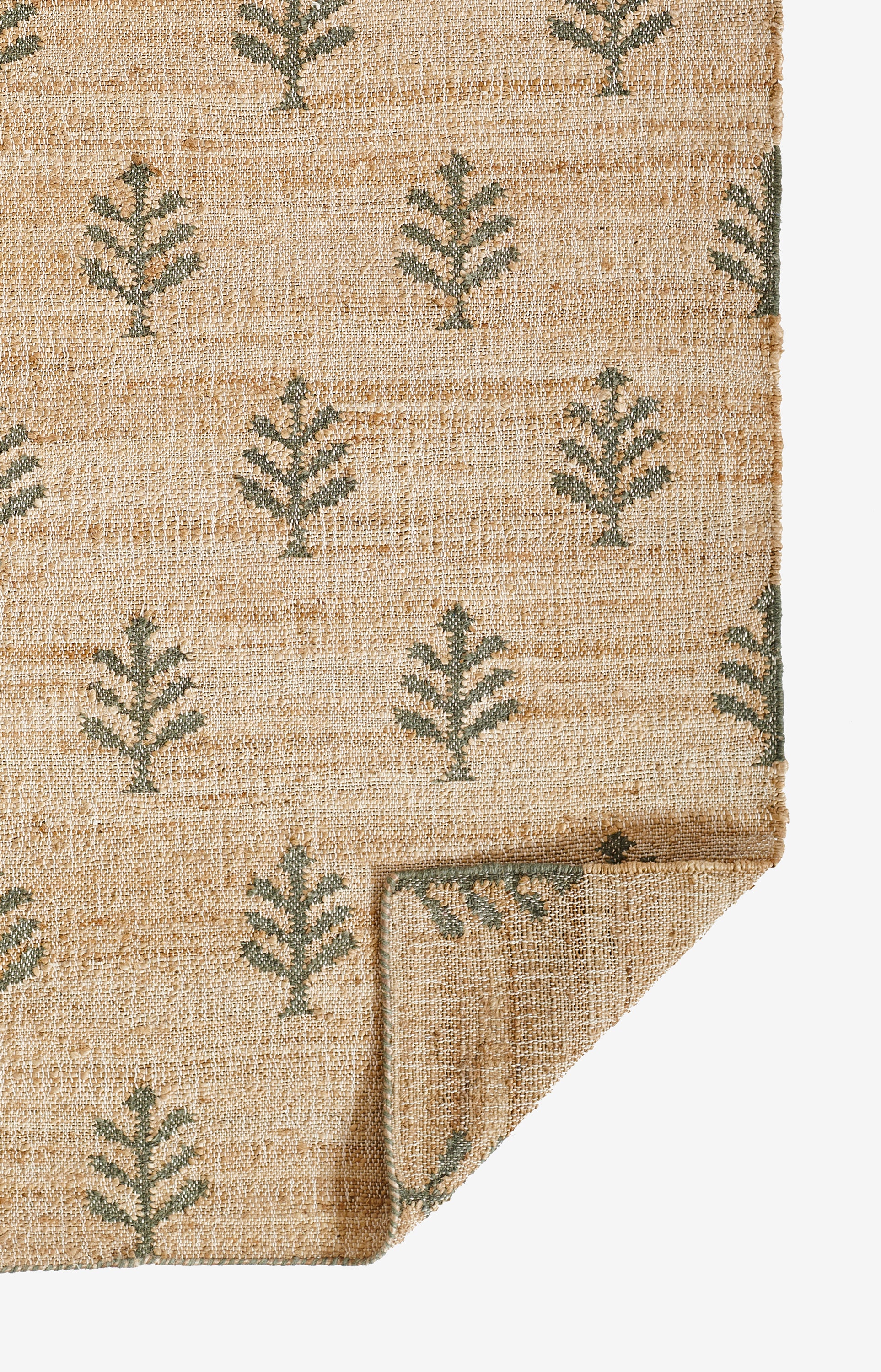 Orchard Verdure Hand Woven Jute Rug RUGS - jute Momeni