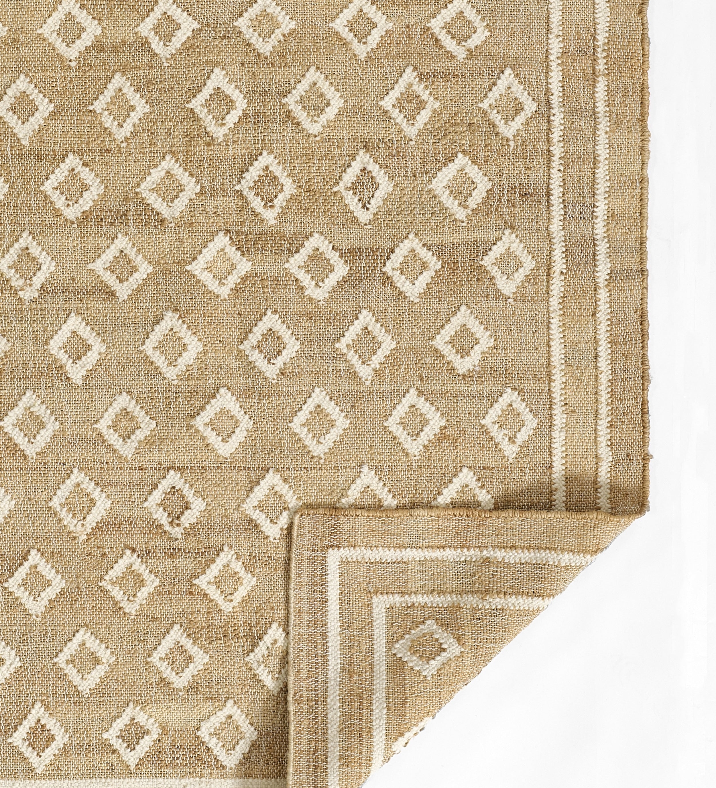 Orchard Diamond Hand Woven Jute Rug RUGS - jute Momeni