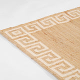 Orchard Greek Key Hand Woven Jute Rug RUGS - jute Momeni