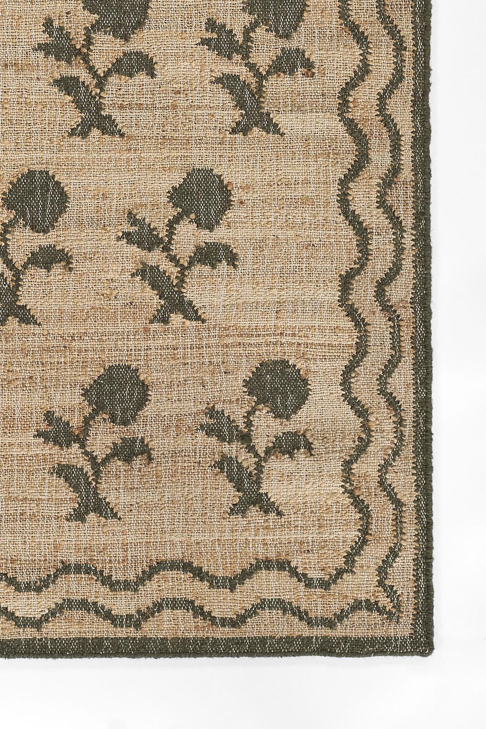 Orchard Block Print Hand Woven Jute Rug RUGS - jute Momeni
