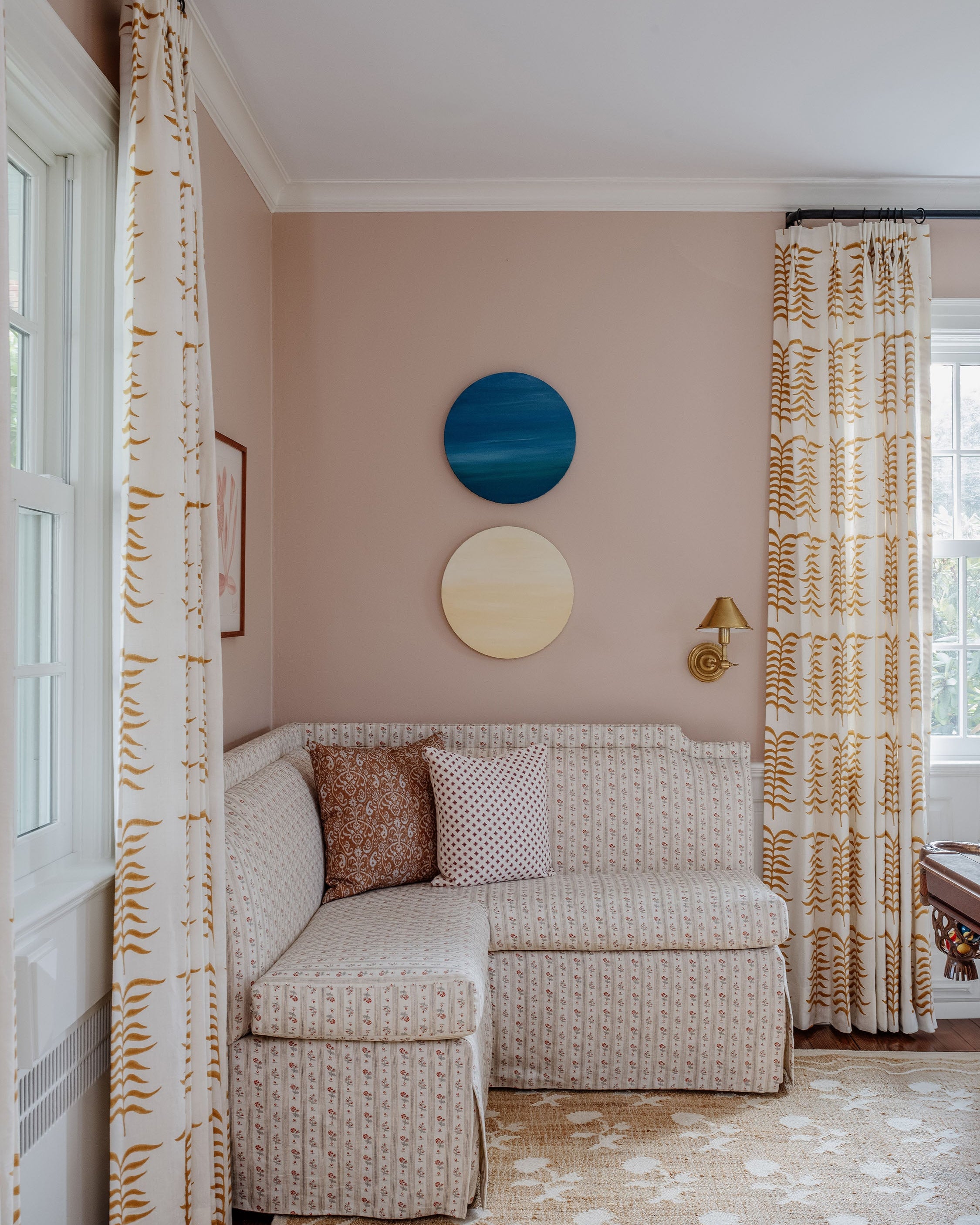Orchard Block Print Hand Woven Jute Rug RUGS - jute Momeni