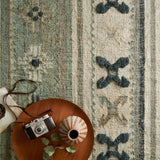 Loloi Owen Aqua / Ink Rug RUGS - wool Loloi