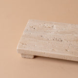 Travertine Footed Tray tray Creative Co-op (DYA)