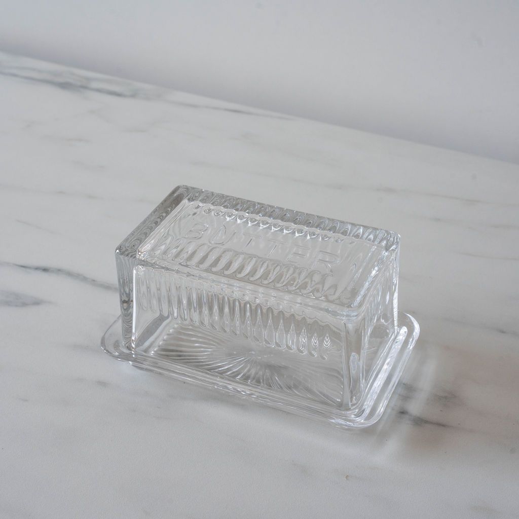 Glass Covered Butter Dish - Rug & Weave