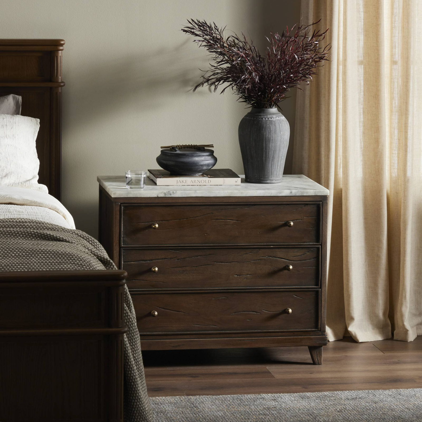 Odette Nightstand FURNITURE - nightstand Four Hands