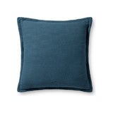 Chris Loves Julia x Loloi Morris Pillow Throw Pillows Loloi Blue 22x22 Cover Only