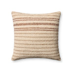 Amber Lewis x Loloi Atley Pillow Throw Pillows Loloi Natural / Amber 22x22 Cover Only