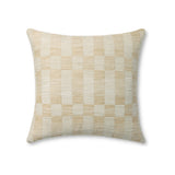 Amber Lewis x Loloi Adams Pillow Throw Pillows Loloi Sand / Ivory 18x18 Cover Only
