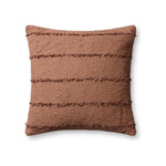 Loloi Boone Pillow Throw Pillows Loloi Rustic Brown 26x26 Cover Only