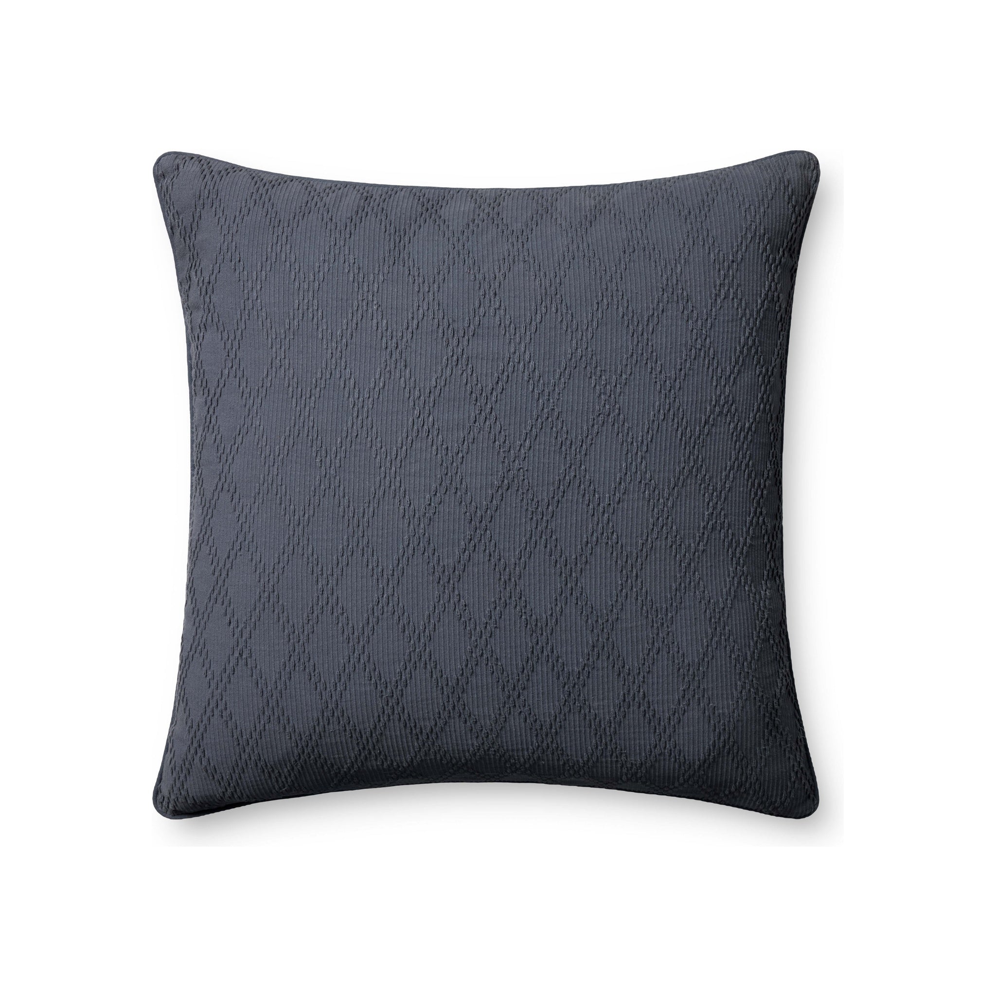 Chris Loves Julia x Loloi Cary Pillow, Blue 26x26 Cover Only